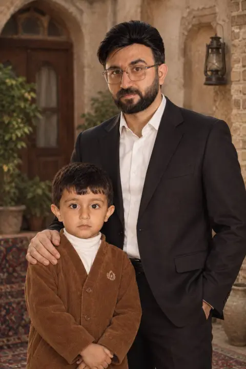 Nostalgic Old-Iran Portrait
